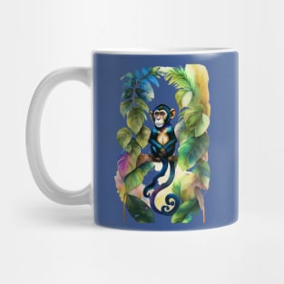 a lonely monkey in the green nature Mug